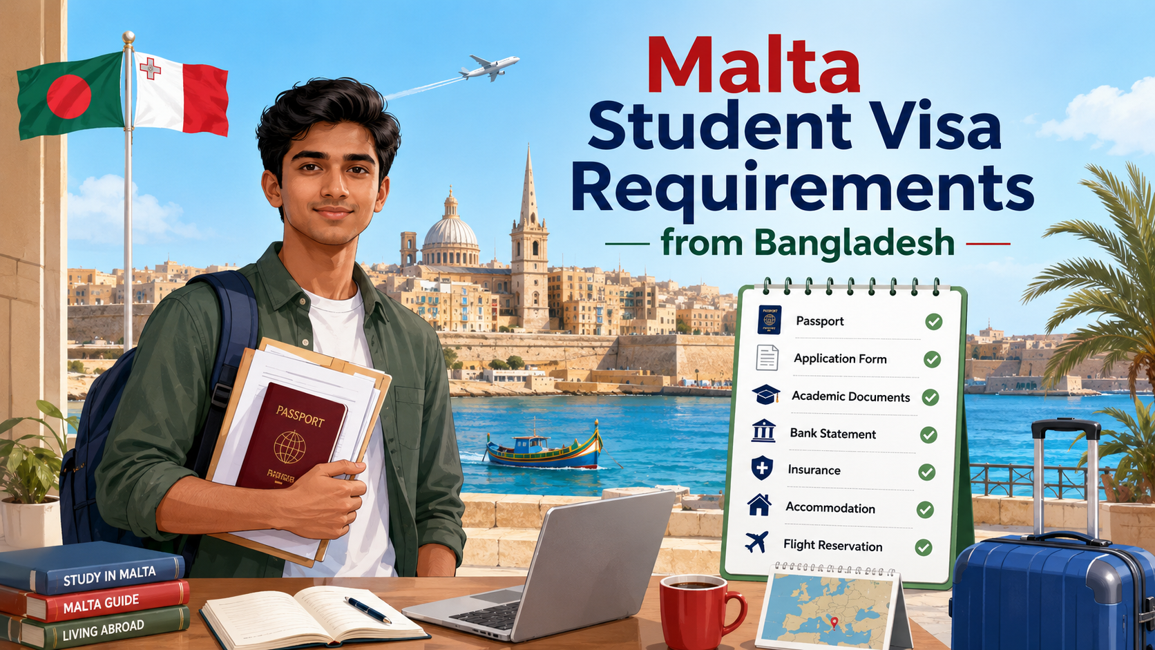 Malta Student Visa Requirements from Bangladesh